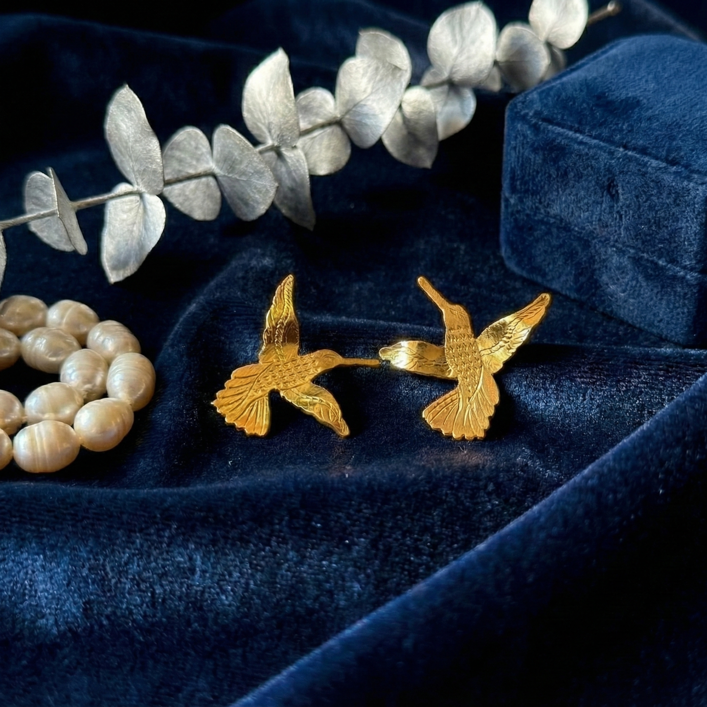 Bird Earrings with a Delicate Touch