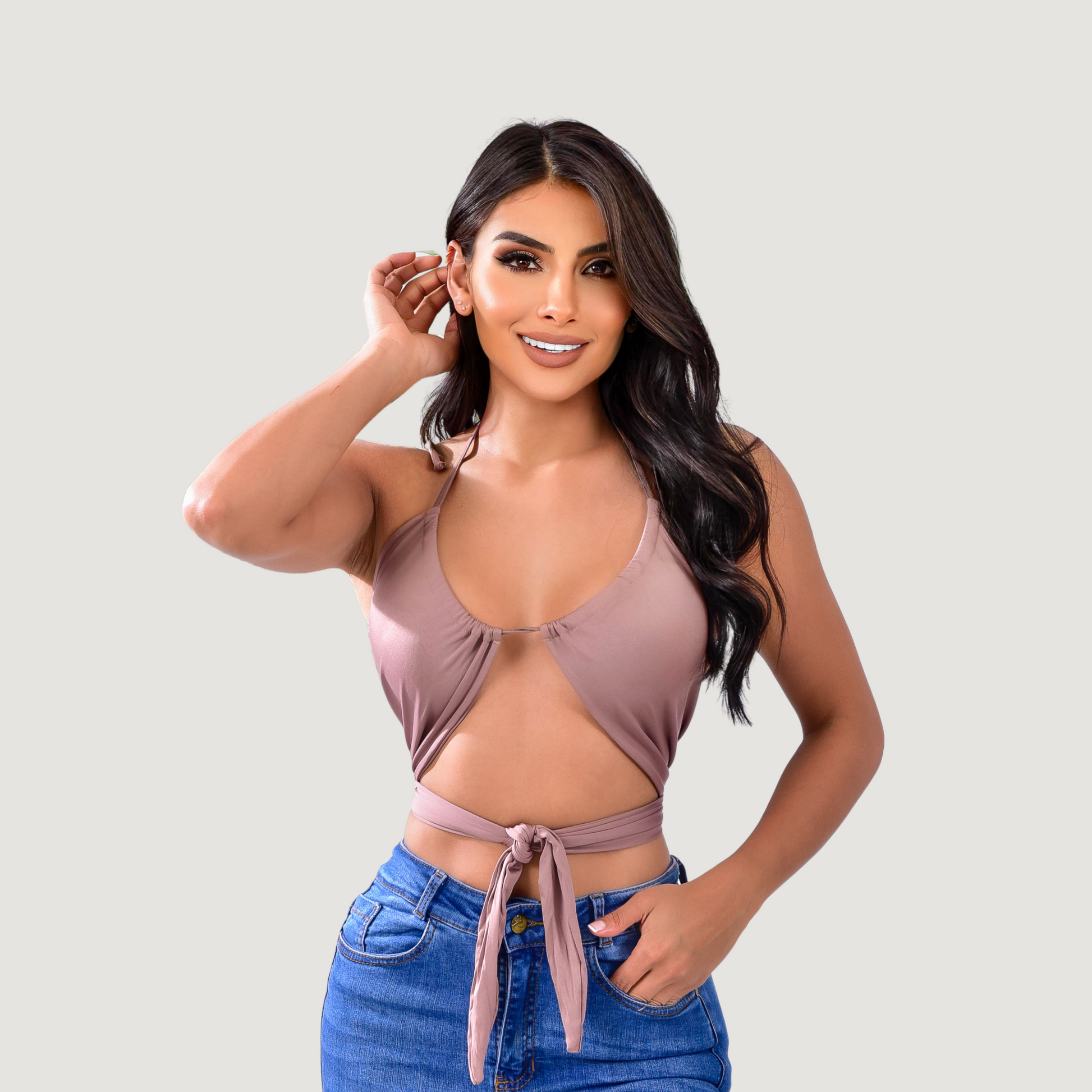 Infinity Versatile Lined Crop Top - Saida Fashion 