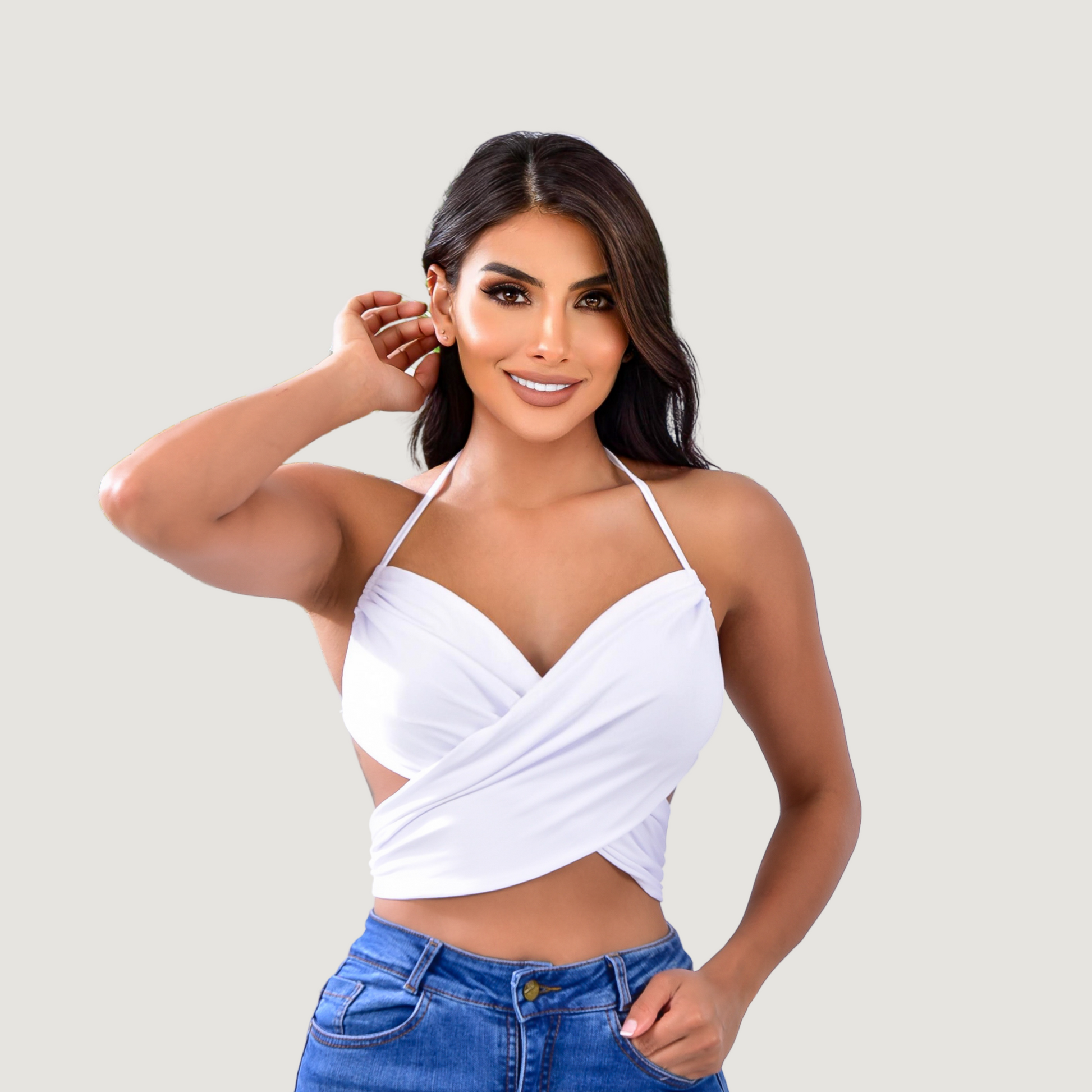 Infinity Versatile Lined Crop Top - Saida Fashion 