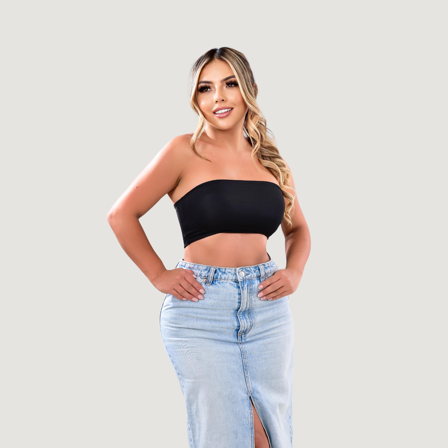 Bandeau Top - Full Lining - Stretchy Fabric