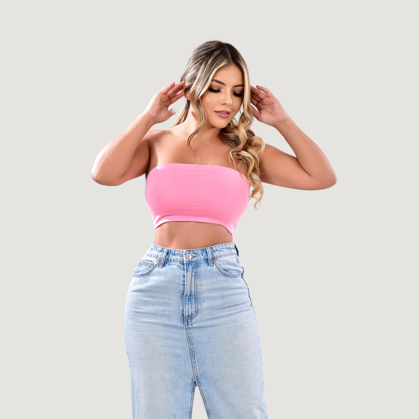 Bandeau Top - Full Lining - Stretchy Fabric