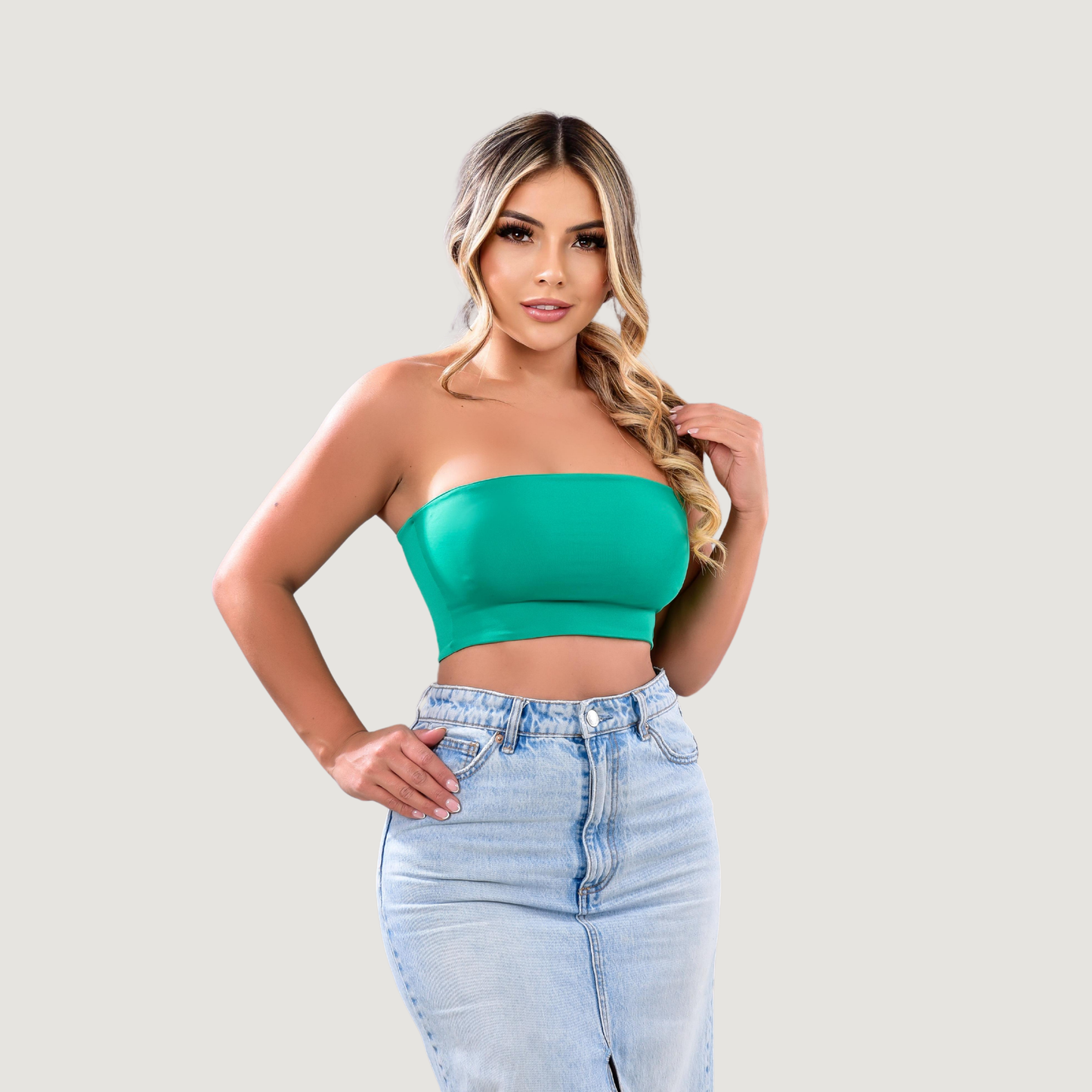 Bandeau Top - Full Lining - Stretchy Fabric