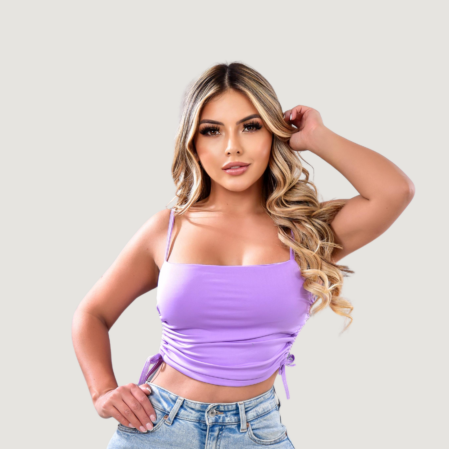 Camisole Top - Adjustable Ties - Front Lining