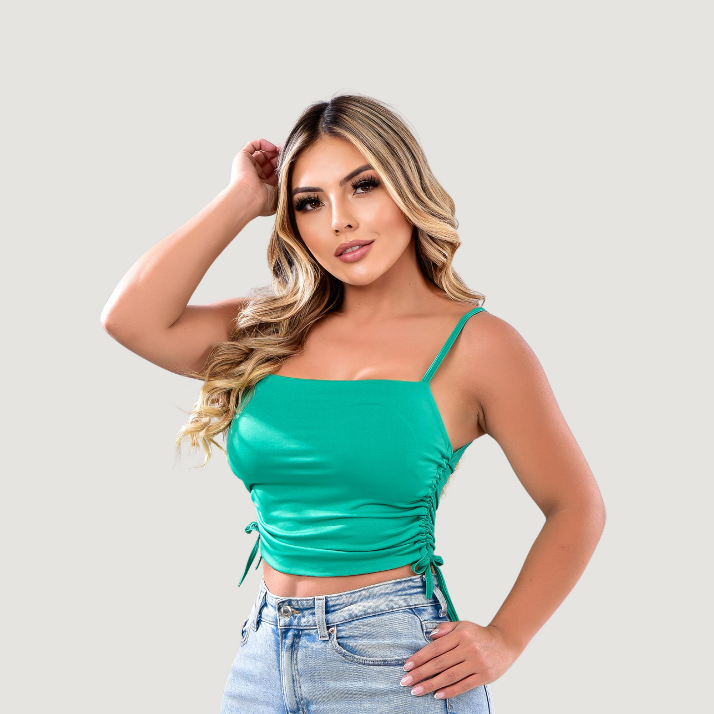 Camisole Top - Adjustable Ties - Front Lining