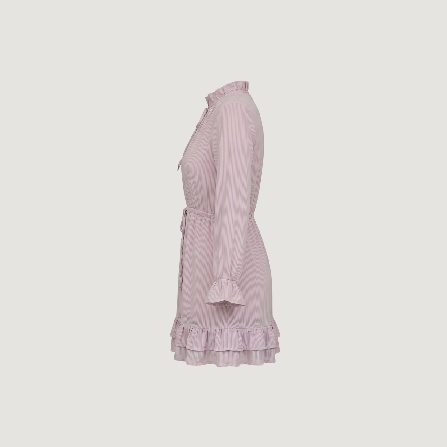 Cute Fall Dress with Elastic Waistband