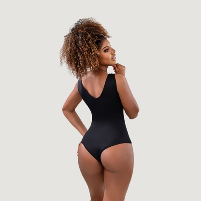 Workout Bodysuit - Zippered Neckline