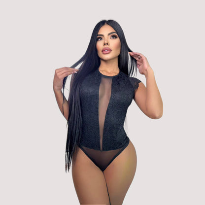 Bridal Bodysuit - Mesh & Lace Details..