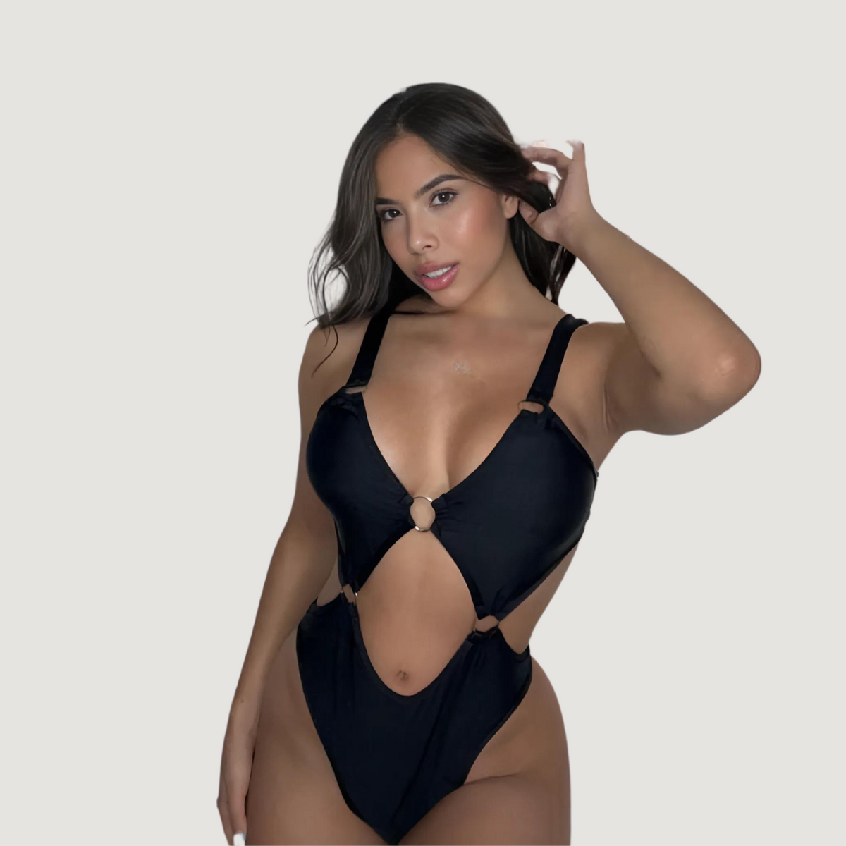 Fashion-Forward Cut-Out Bodysuit