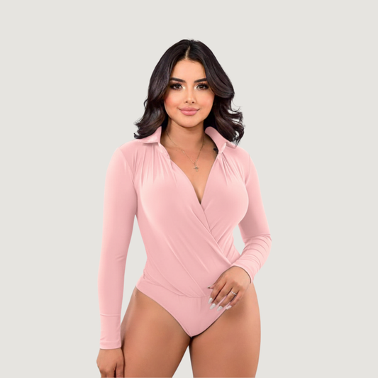 Polished Wrap Snap Bodysuit