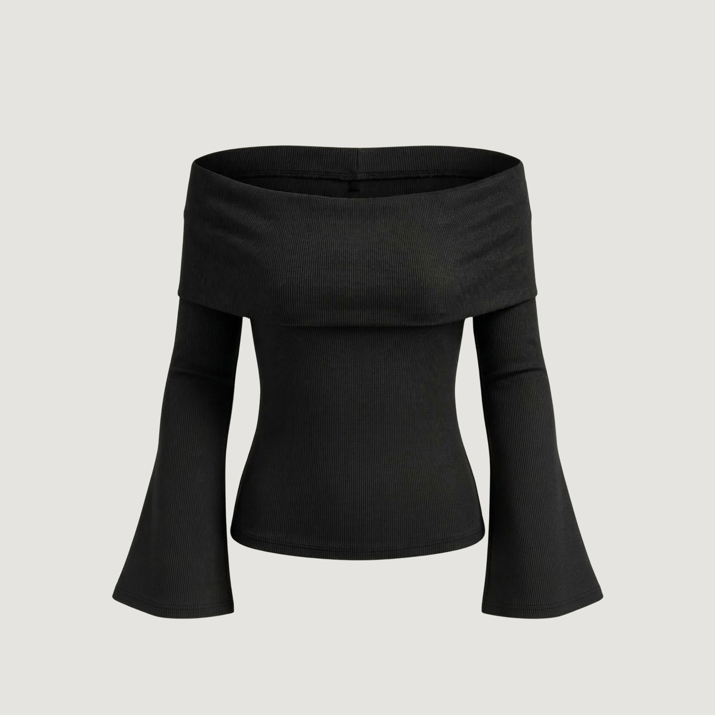 Ribbed Off-Shoulder Top