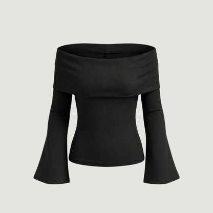 Ribbed Off-Shoulder Top