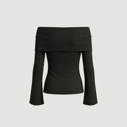 Ribbed Off-Shoulder Top