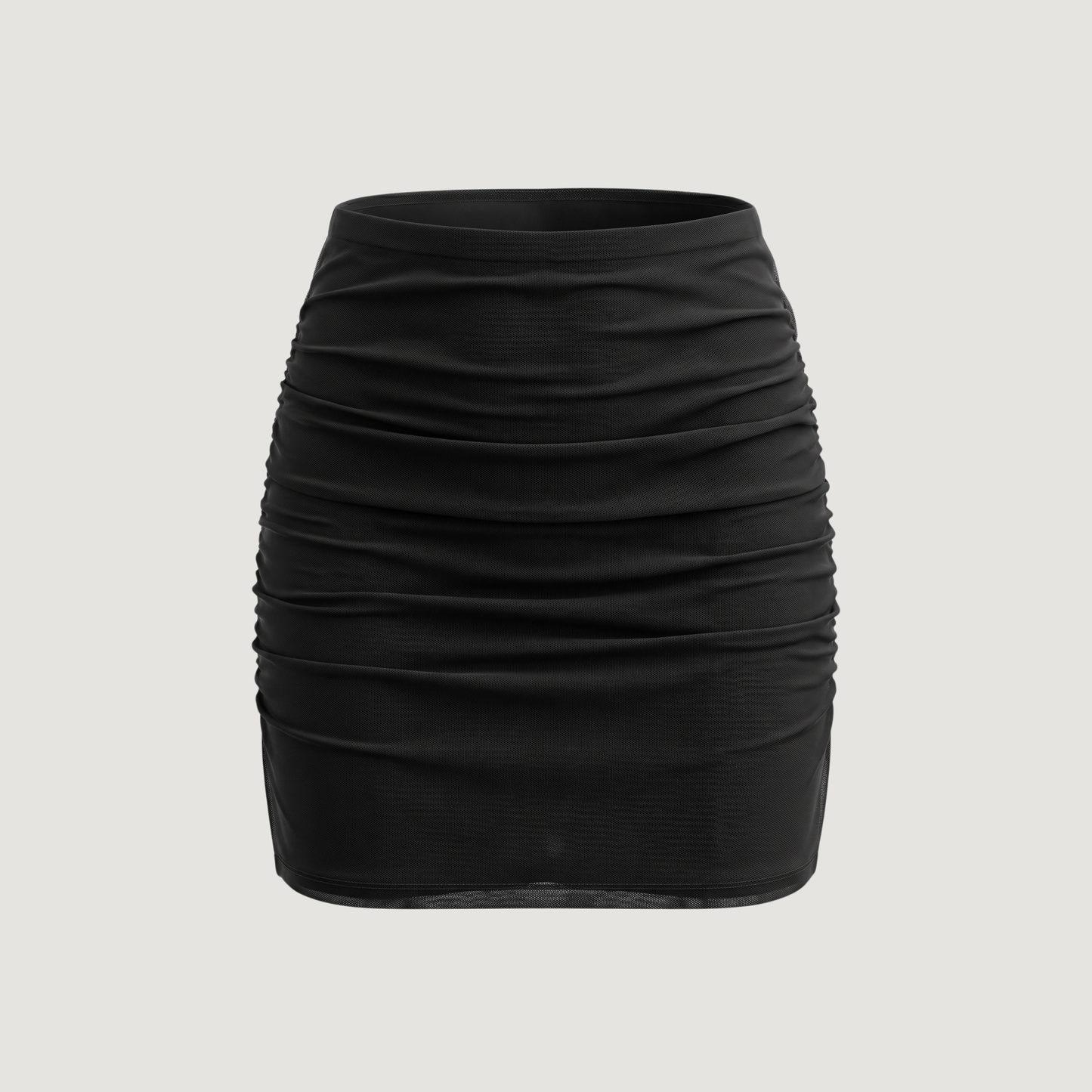 Flattering Mesh Mini Skirt