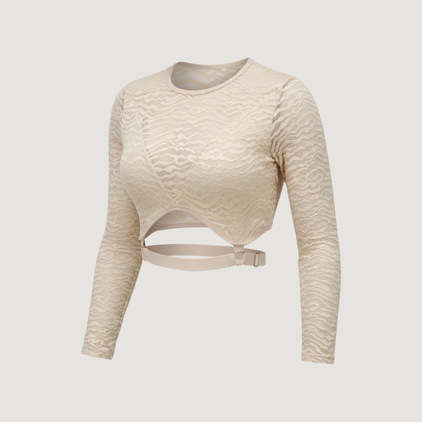 See-Through Top with Hook Waist