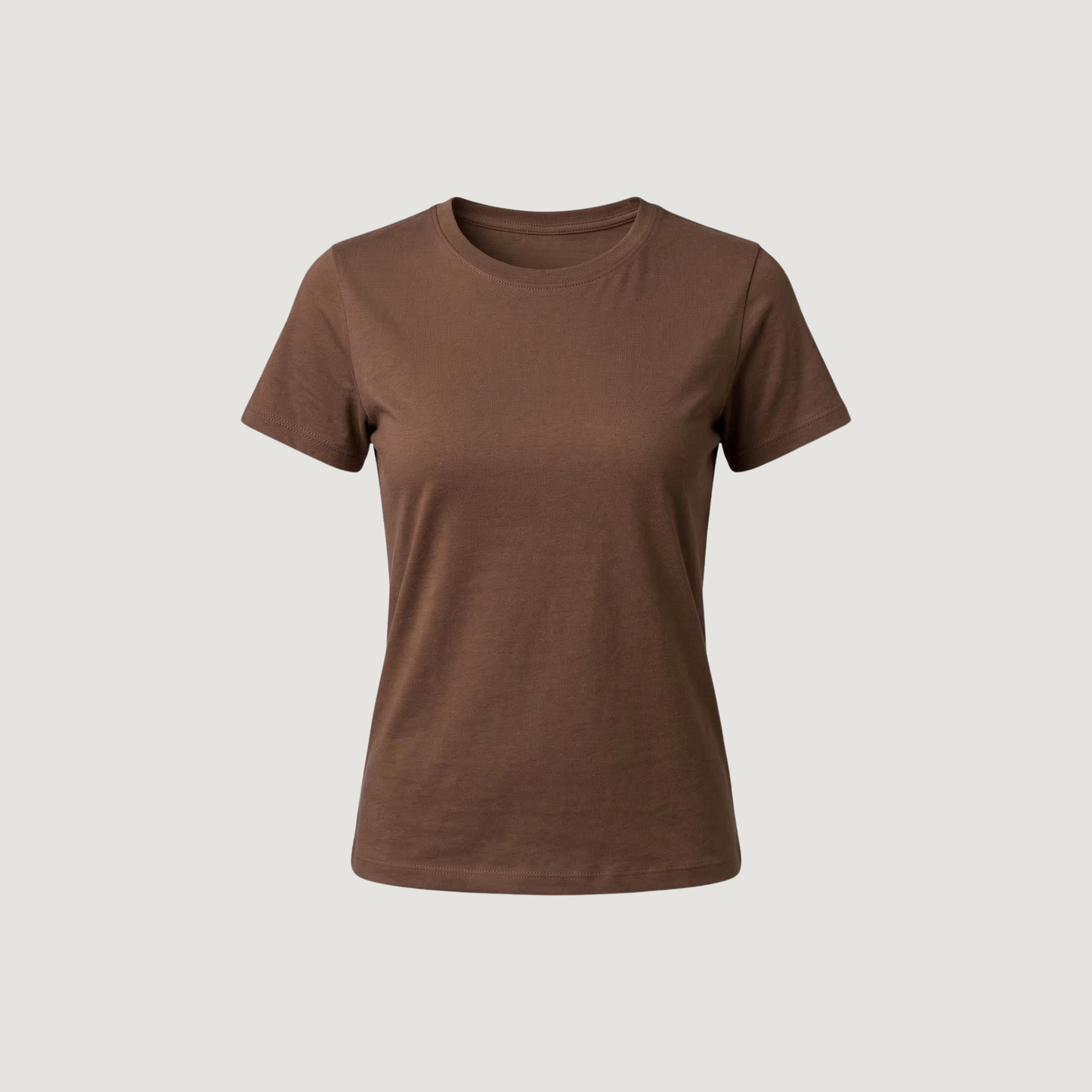 Basic Tee Short Sleeve Crew Neck Top with a Soft and Versatile Fit.