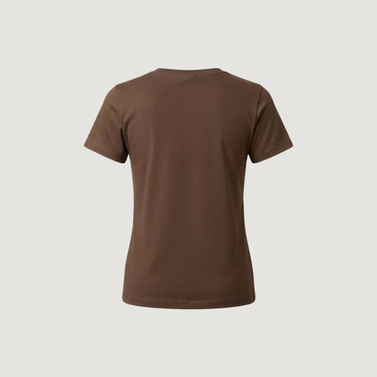 Basic Tee Short Sleeve Crew Neck Top with a Soft and Versatile Fit.