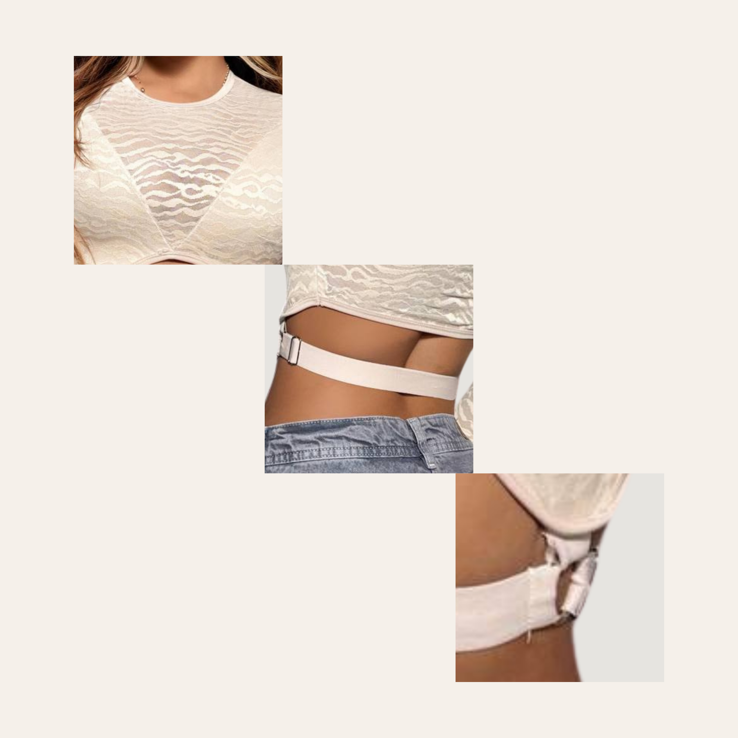 See-Through Top with Hook Waist