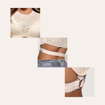 See-Through Top with Hook Waist