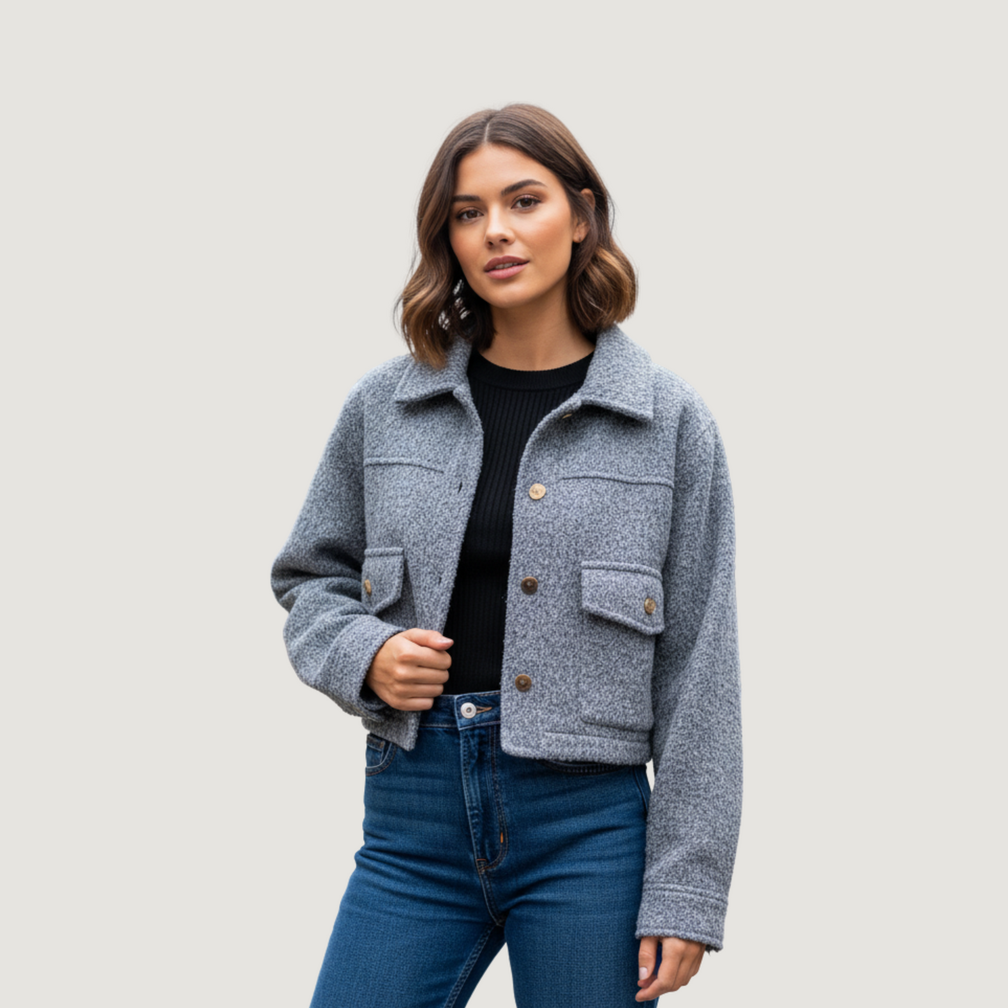 Cute Winter Jackets with Front Pockets