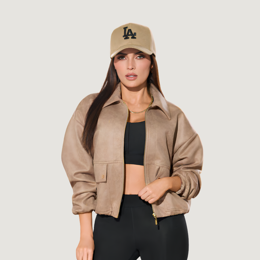 Oversized Suede Jacket