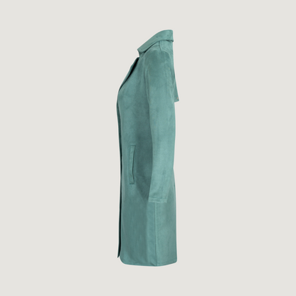 Stylish Winter Coats with Cozy Suede