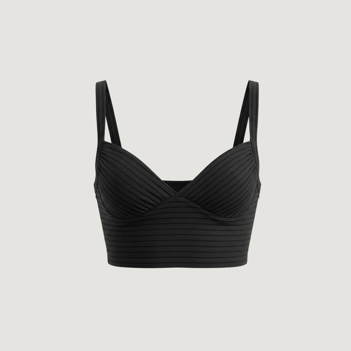 Low-Cut Tank Top with Thick Straps