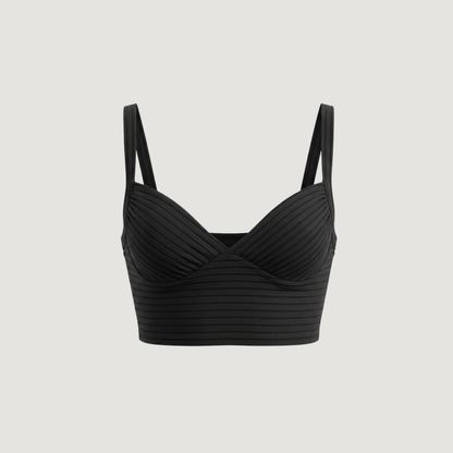 Low-Cut Tank Top with Thick Straps