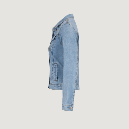 Denim Jackets with Stretch Fabri