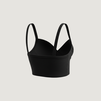 Low-Cut Tank Top with Thick Straps
