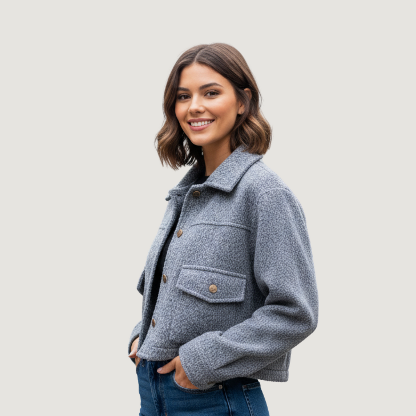 Cute Winter Jackets with Front Pockets