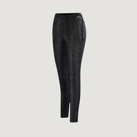 Fashion Leggings with Faux Leather – Also Available in Matte Spandex