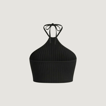Tank Top with Adjustable Neck Ties