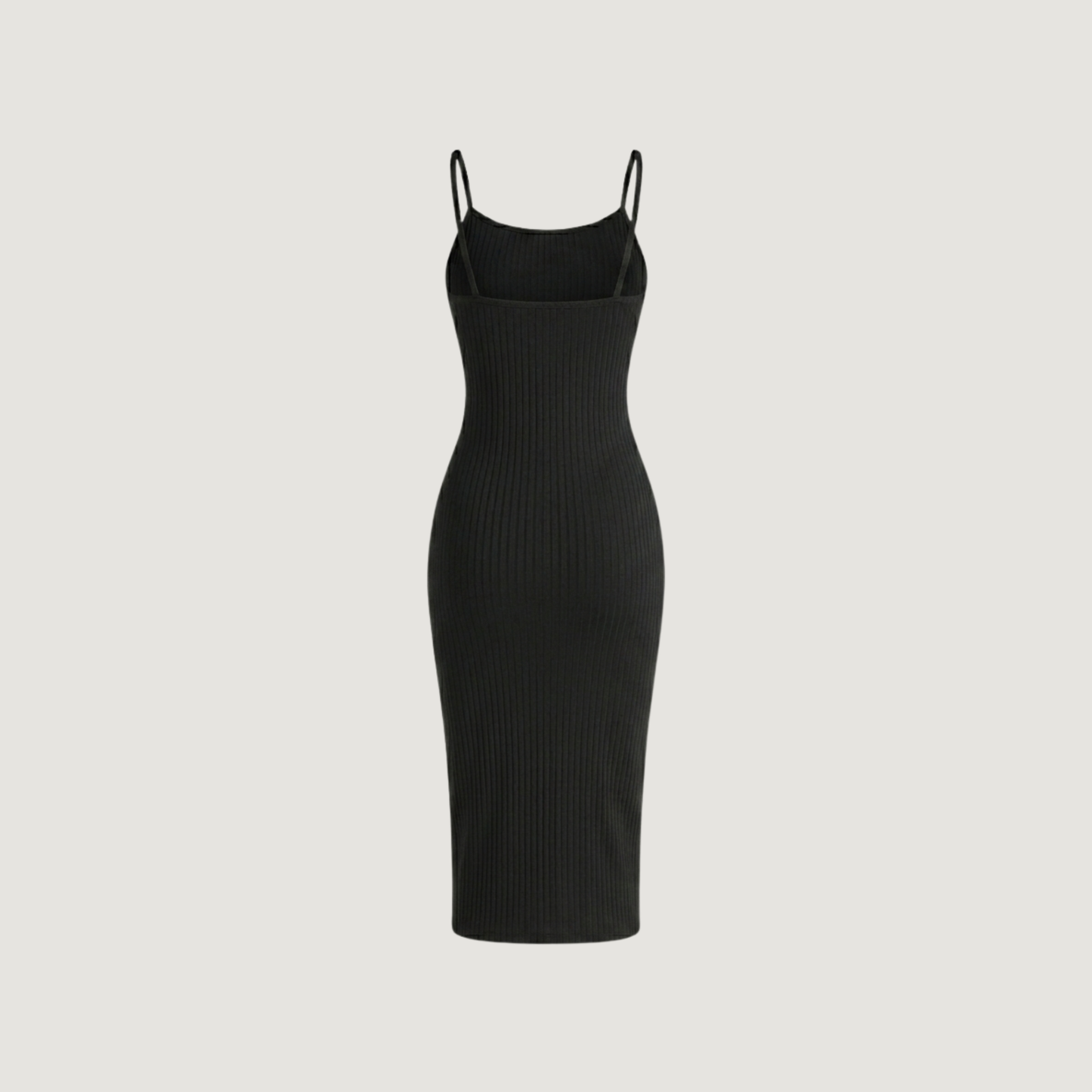 Stretchy Keyhole Midi Dress