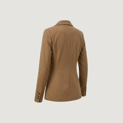 Camel Blazer for Women’s Tailored Fit..
