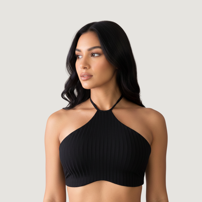 Tank Top with Adjustable Neck Ties