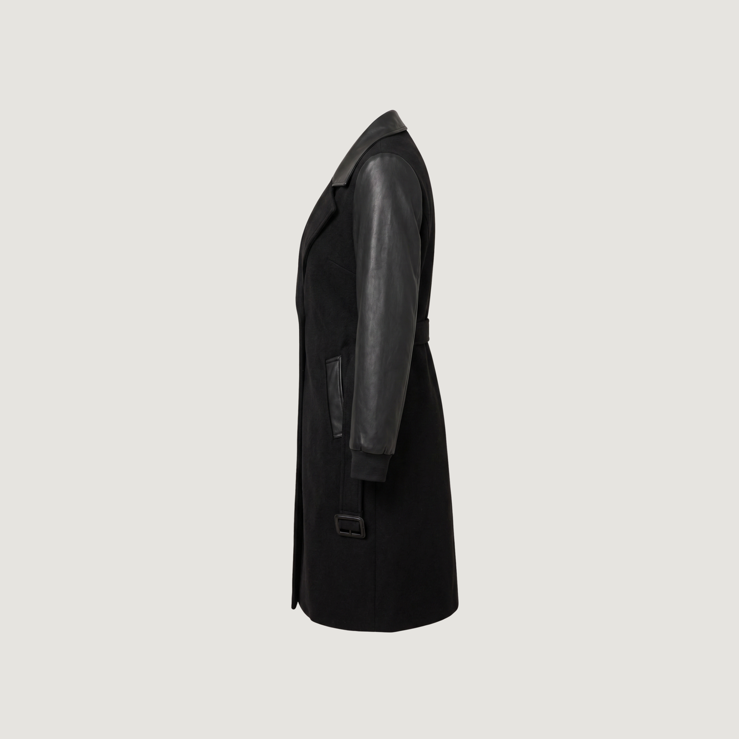 Women’s Black Coats with Stretch Fabric