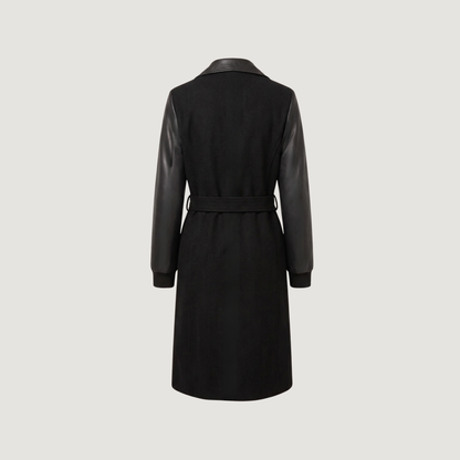 Women’s Black Coats with Stretch Fabric