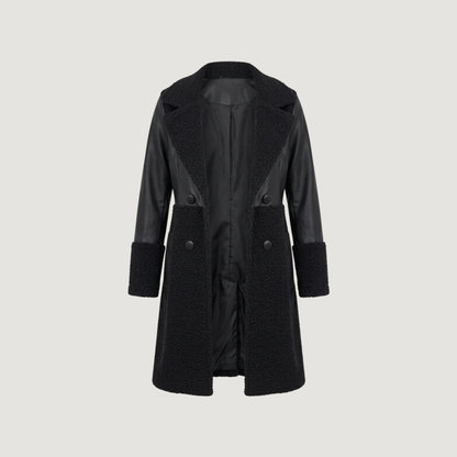 Women’s Black Coats with Stretch Fabric