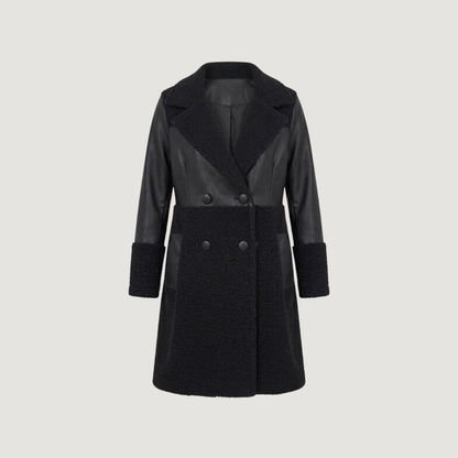 Women’s Black Coats with Stretch Fabric