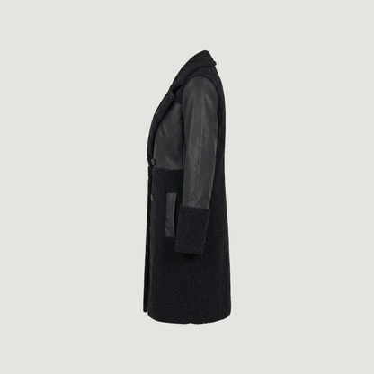 Women’s Black Coats with Stretch Fabric
