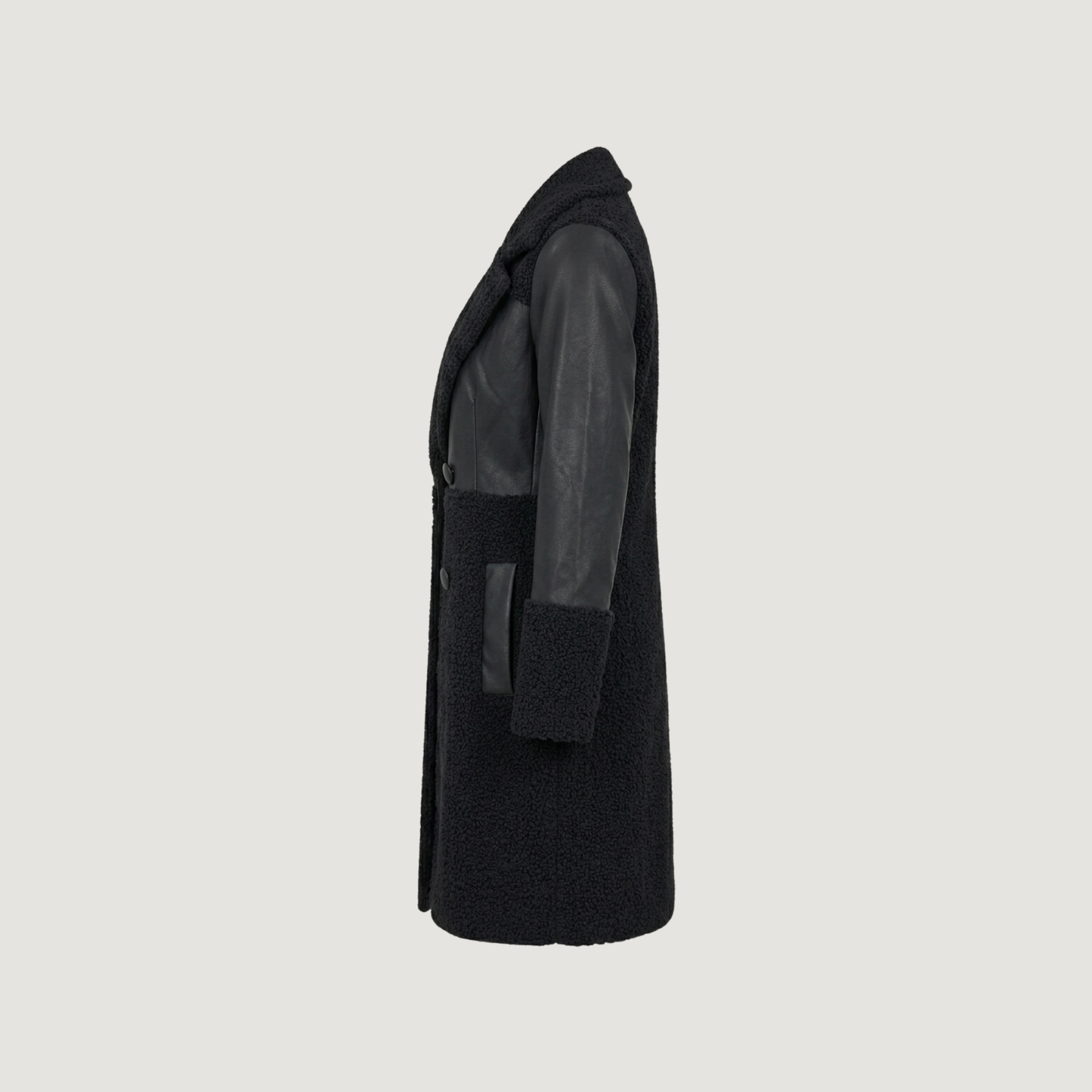 Women’s Black Coats with Stretch Fabric