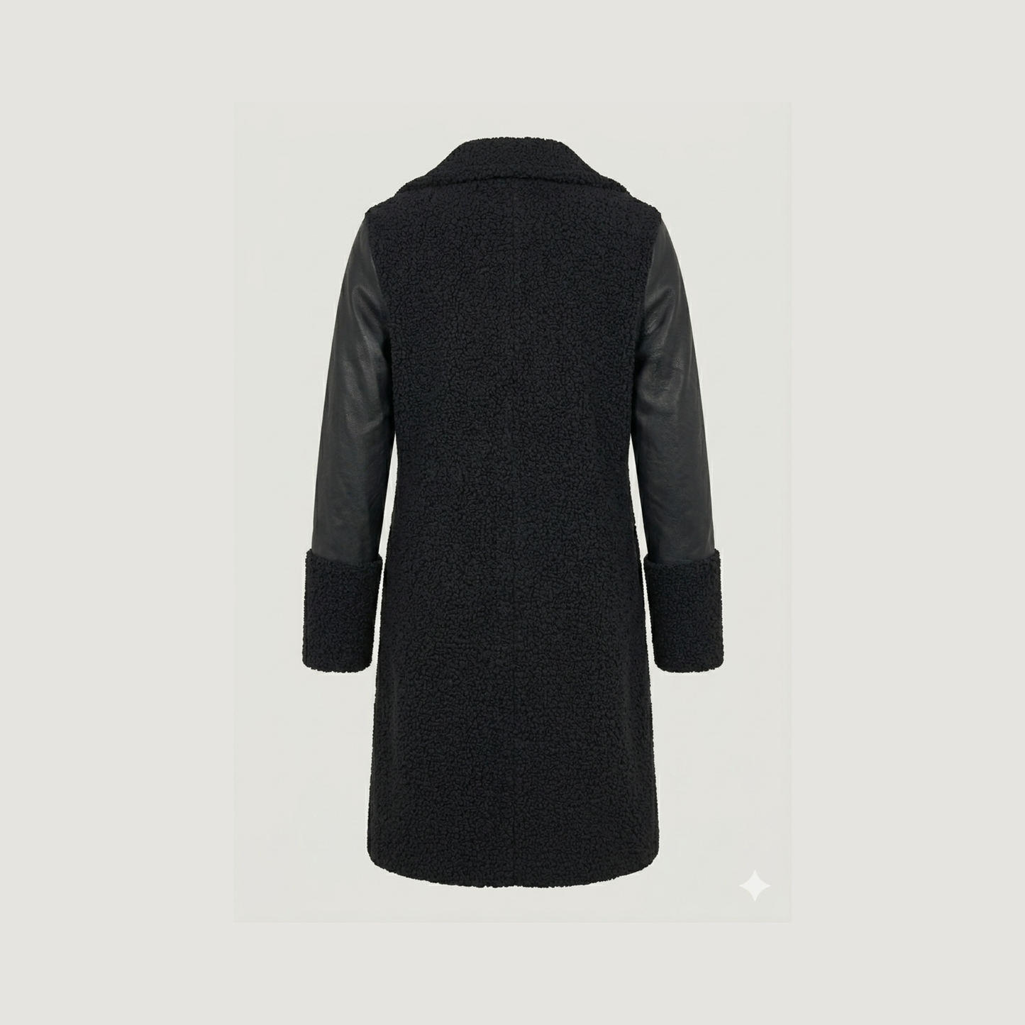 Women’s Black Coats with Stretch Fabric