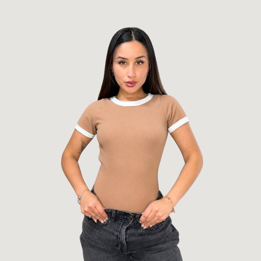 Short Sleeve Ringer Bodysuit