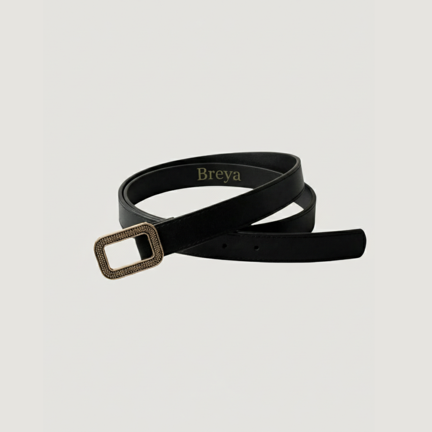Elegant Rectangle Buckle Belt