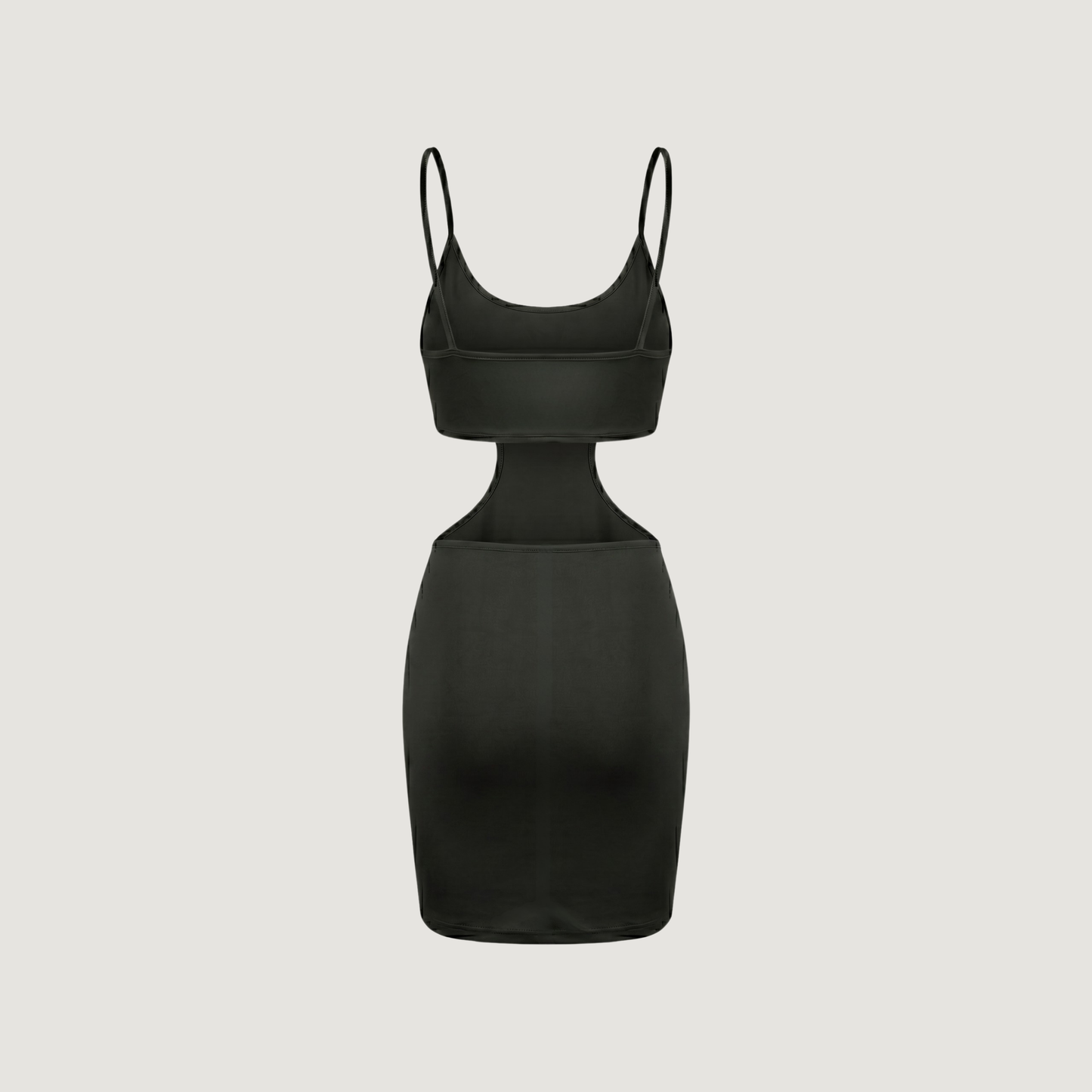 Sexy Cut-Out Waist Lycra Dress