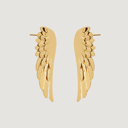 Golden Angel Wing Earrings