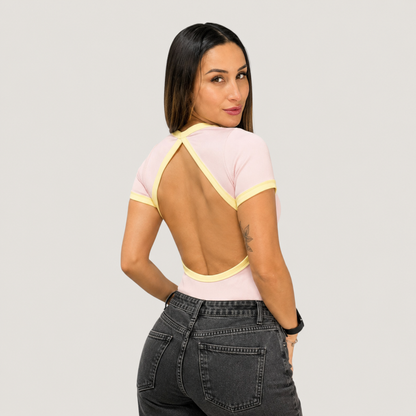 Short Sleeve Ringer Bodysuit
