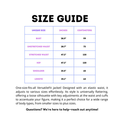 Elastic Waist Denim Jacket, Stylish - Saida Fashion 